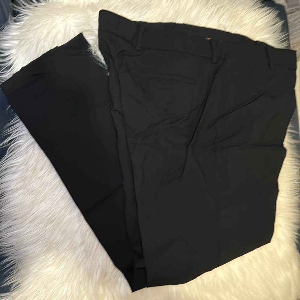 COACH Black Bootcut Dress Pants Slacks Trousers Size 10 96% Wool